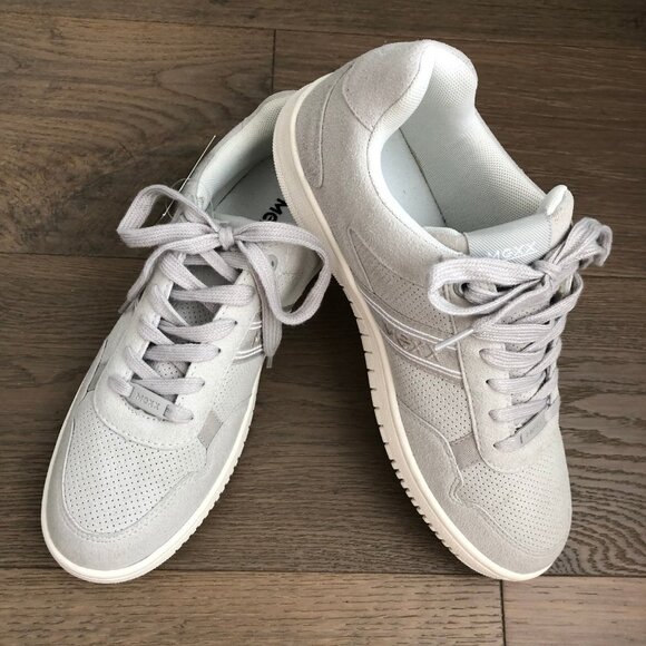 Mexx Hawk Casual Lace Up Sneakers w Imitation Leather Uppers in Grey Sz 9 - Picture 2 of 12